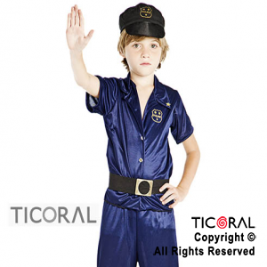 DISFRAZ POLICIA NIO CAND TALLE 1 x 1